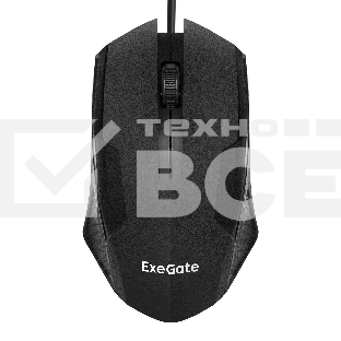 Мышь проводная ExeGate SH-9025L OEM черный, 1000 dpi, USB, кнопки - 3