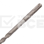 Бур по бетону, двойная спираль, Cobalt W-tip, 10x600 мм, SDS PLUS Denzel, фото2
