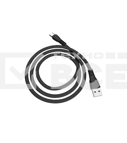 Кабель HOCO USB X40 Noah для Type-C, 2.4А, длина 1 м, черный