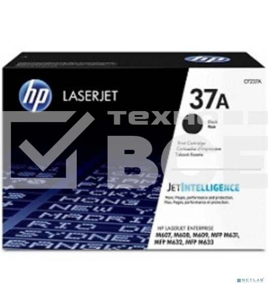 Картридж лазерный HP 37A черный для HP LaserJet (CF237A) 11000 стр