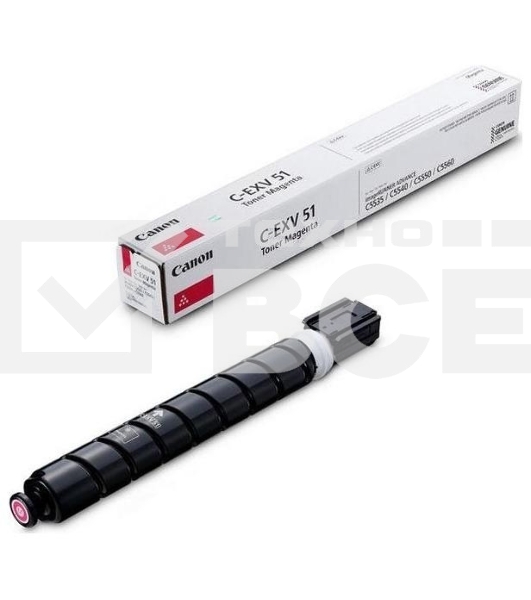 Картридж лазерный C-EXV 51 пурпурный (60 000 стр) для Canon imageRUNNER ADVANCE C5535, C5535i, C5540i, C5550i, C5560i