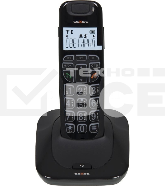 Радиотелефон teXet TX-D7505A черный