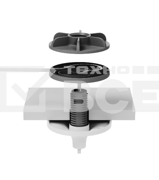 Потолочное крепление для микрофона LOGITECH Mic Pod Pendant Mount/ LOGITECH Mic Pod Pendant Mount - OFF белый