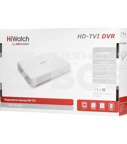 IP-видеорегистратор 16CH HD-TVI DS-H216QA(B) HIWATCH