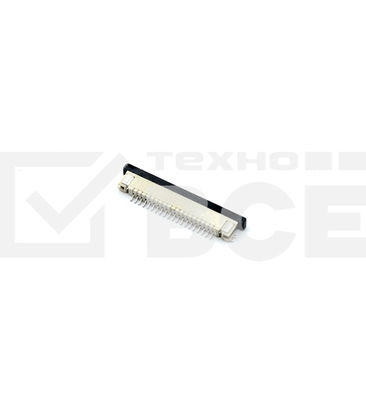 Разъем FPC  Half Coverage Bottom Contact 0.8K-BX-20PWB 20 pin высота 2мм шаг 0,8мм