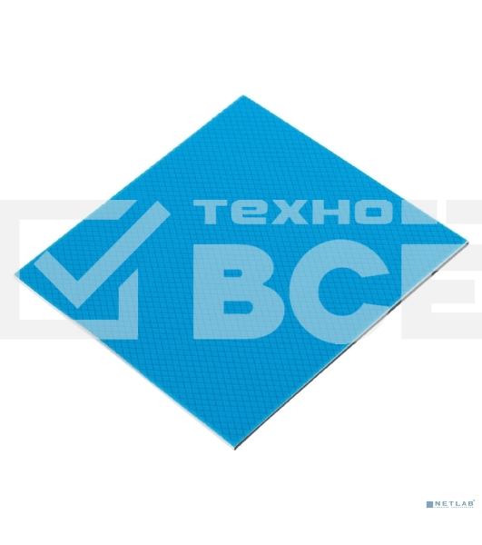 Термопрокладка ExeGate EPG-9WMK (100x100x0.5 mm, 8,5 Вт/ (м•К), теплопроводящая клейкая двухсторонняя)