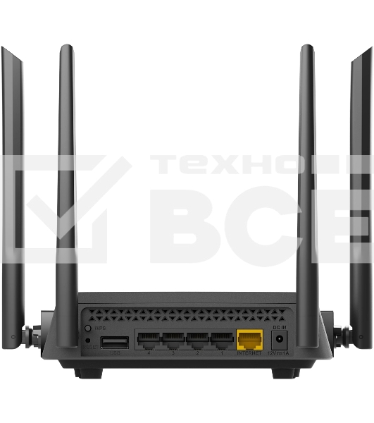 Роутер беспроводной D-Link DIR-825/RU/R7 (DIR-825/RU/R7A) AC1200 10/100/1000BASE-T черный
