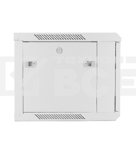 Шкаф телекоммуникационный 19' настенный 6U ExeGate EC-WM-6U.450.M.GREY (19', 6U, 600x450x370 мм (ШхГхВ), передняя дверь металл, съемные боковые панели, пыле- и влагозащита IP23, светло-серый RAL 7035)