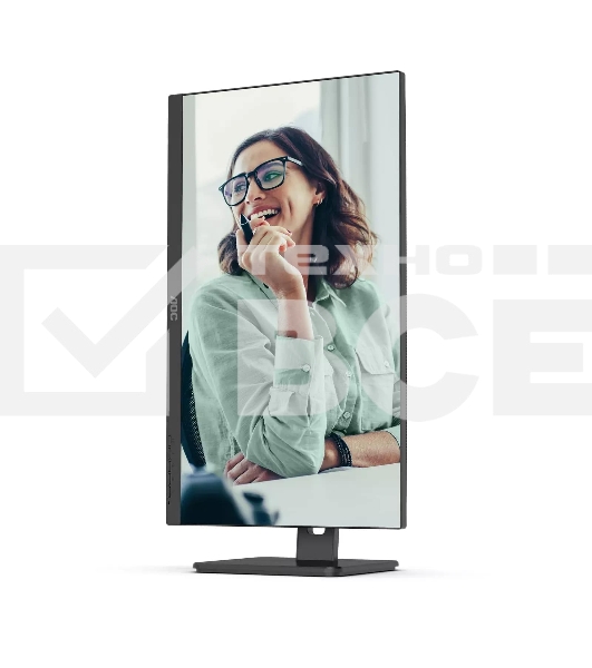 Монитор 27' AOC Q27P3CV IPS 2560x1440, 75 Гц, 4 мс, 16:9, 350 кд/м², 2xHDMI 1.4, DisplayPort 1.2, USB-концентратор (4x USB 3.0), 2.5 Gigabit Ethernet, встроенные динамики, черный