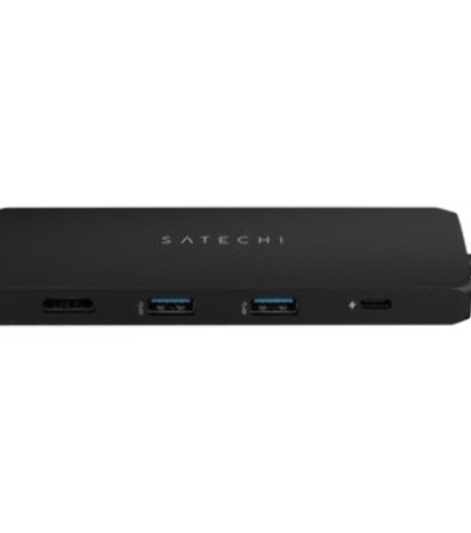 USB-концентратор Satechi ST-UCMPAM, USB Type-C, USB 3.0/USB Type-C/HDMI/SD/micro-SD, USB Type-C