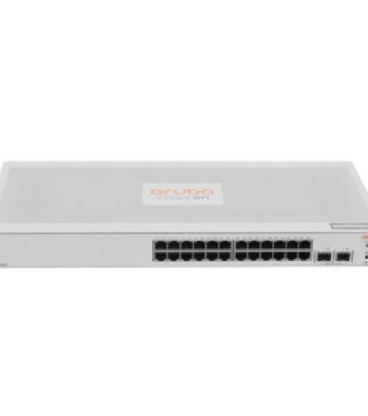 Коммутатор HPE Instant On 1830 24G 2SFP, 24×1 Гбит/с + 2×1 Гбит/с SFP, настраиваемый