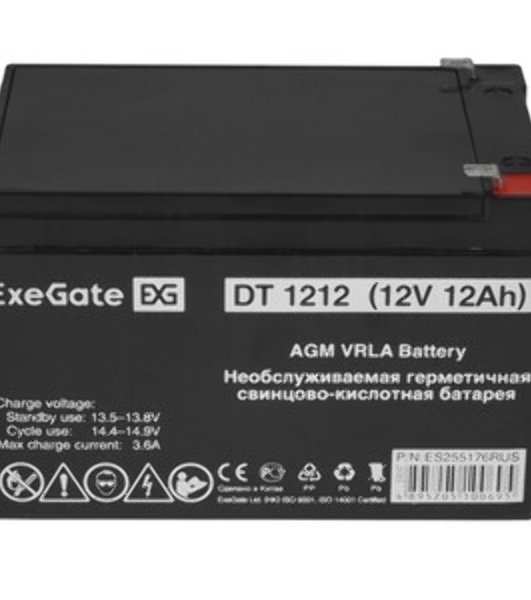 Батарея для ИБП ExeGate Special DT 1212/EXS12120 (12V 12Ah) клеммы F1