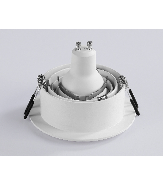 Встраиваемый поворотный точечный светильник Ambrella light TN102755 WH белый IP20 GU5.3 D98*32