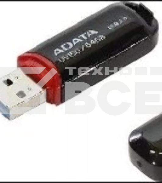 Флешка USB ADATA UV150 (AUV150-64G-RBK), 64Gb, USB 3.0, R/W 100/40, черный