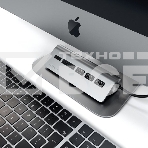 USB-концентратор Satechi Type-C USB Hub & Micro/SD Card Reader. Интерфейс USB-C. 3 порта USB 3.0 , слоты для карты памяти. Цвет серый космос. , фото4