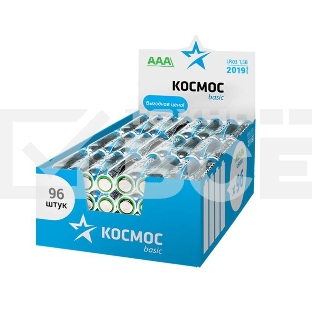 Элемент питания Космос алкалиновый LR03 (уп.96шт)