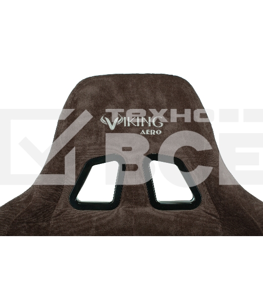 Кресло игровое Бюрократ VIKING KNIGHT LT10 FABRIC коричневый крестовина металл/пластик