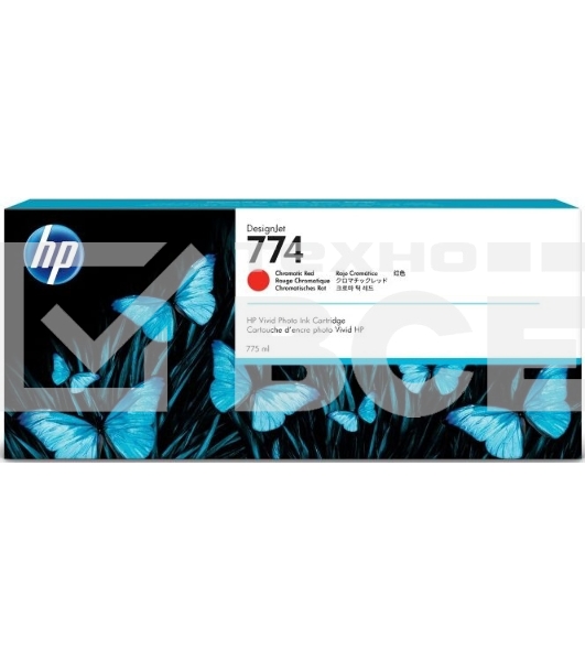 Печатающая головка HP 774 300-ml Chromatic Red Printhead для HP DesignJet  Z6810 series