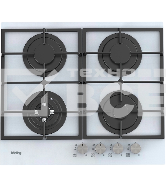 Газовая варочная панель Korting HGG 6722 CTN