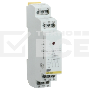 Промежуточное реле IEK ONI OIR 3 контакта (8А) 24 В AC/DC