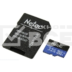 Флеш карта microSDHC 32GB Netac P500 <NT02P500STN-032G-R> (с SD адаптером) 80MB/s, фото7