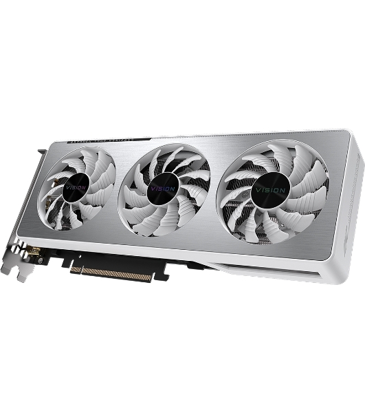 Видеокарта Gigabyte N3060VISIONOC-12GD LHR PCIE16 12288Mb 192 GDDR6 1837/15000 HDMIx2 DPx2 HDCP