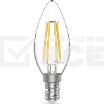 Лампа светодиодная Gauss Basic 1031126T 5.5Вт цок.:E14 свеча 240B 4100K св.свеч.бел.ней. (упак.:3шт), фото3