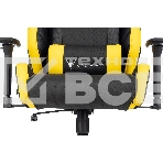 Кресло игровое Knight Thunder 5X черный/желтый эко.кожа крестов. металл, фото12
