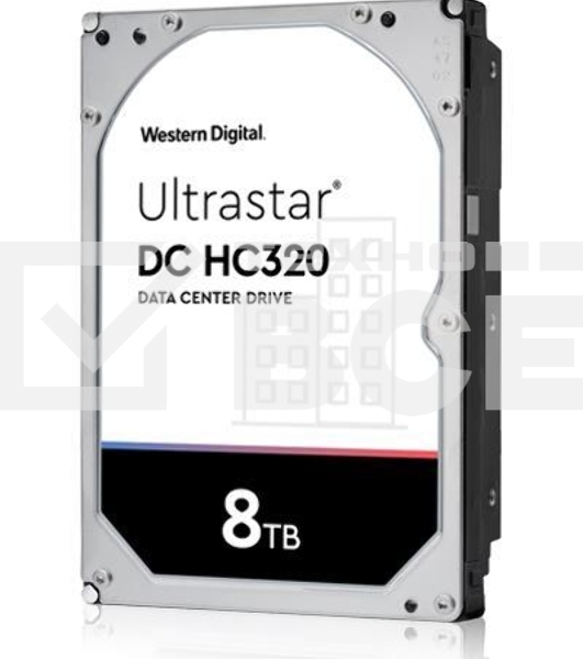 Жесткий диск Western Digital SAS 8TB 7200RPM 12GB / S 256MB DC HC320 HUS728T8TAL5204_0B36453