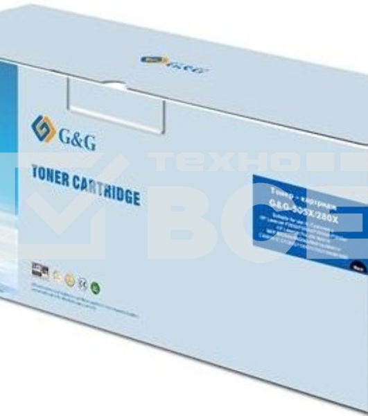 Картридж лазерный G&G GG-719H черный (6500стр.) для Canon MF5840dni-Sensys/MF5880dni; LBP6300i/6650i