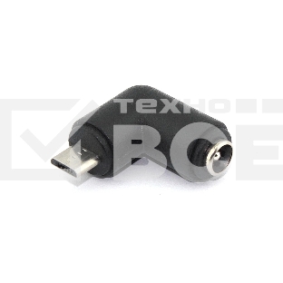 Переходник 5,5х2,5 на Micro USB угловой