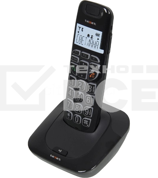Радиотелефон teXet TX-D7505A черный