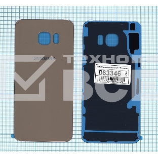 Задняя крышка для Samsung G928 Galaxy S6 Edge Plus золотая