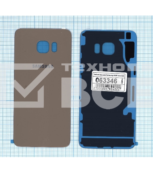 Задняя крышка для Samsung G928 Galaxy S6 Edge Plus золотая