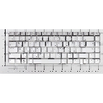 Клавиатура для ноутбука HP Pavilion DV4-1000 серебристая, фото2