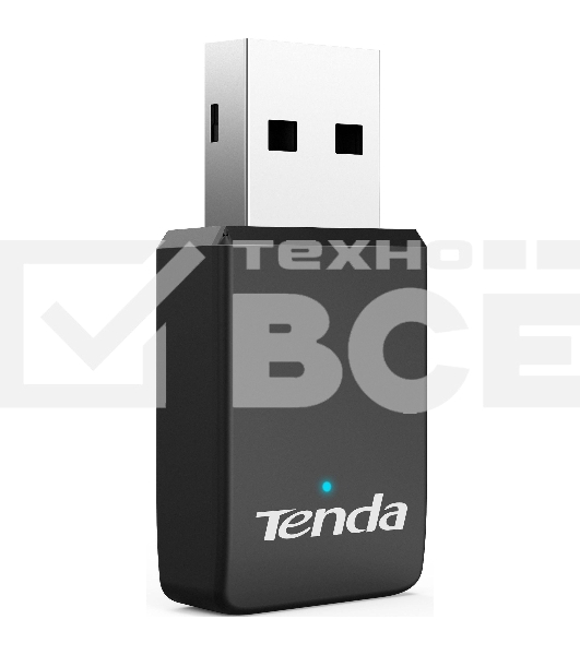 Сетевой адаптер Wi-Fi Tenda WiFi Adapter USB U9 (USB2.0, WLAN 650Mbps, 802.11ac) 1x int Antenna