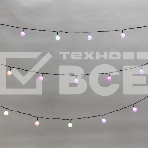 Гирлянда Шарики Ø25 мм, 5 м, темно-зеленый ПВХ, 25 диодов, цвет RGB, фото2
