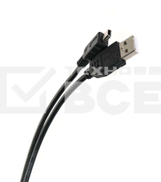 Кабель USB 2.0 A-->mini-B 5P (1м) черный TELECOM/VCOM <TC6911BK-1.0M>