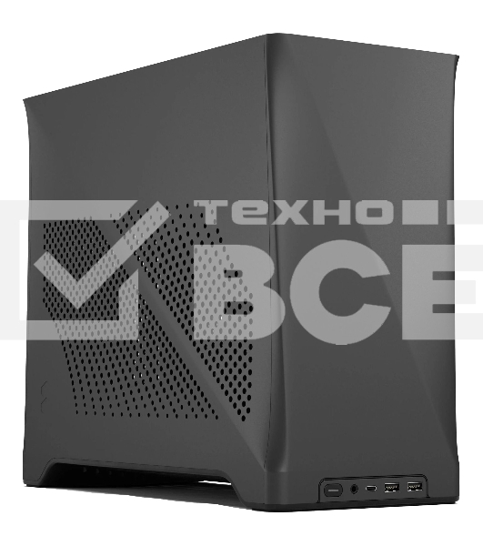 Компьютерный корпус без блока питания Fractal Design Era 2, Mini-Tower, 2x120мм, 2xUSB-A 3.0 + 1xUSB 3.2 Type-C, SFX PSU Support, mITX Charcoal Gray