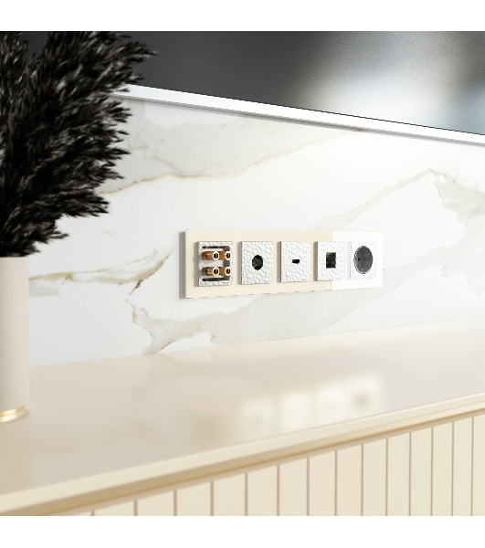 Акустическая розетка (серебряный)