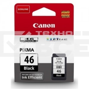 Картридж струйный Canon PG-46 9059B001 черный для Canon Pixma E404/E464 (15мл)