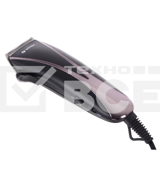 Набор для стрижки Vitek VT-2511 (BK) лезвия из нержавеющей стали, 4 насадки, работа от сети