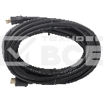 Кабель Cablexpert HDMI CC-HDMI4-7.5M, 19M/19M, v2.0, медь, позол.разъемы, экран, 7.5м, черный, пакет, фото 1