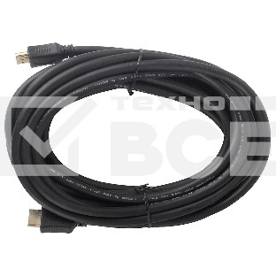 Кабель Cablexpert HDMI CC-HDMI4-7.5M, 19M/19M, v2.0, медь, позол.разъемы, экран, 7.5м, черный, пакет