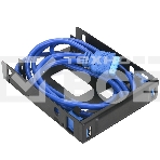 Панель с двумя портами USB 3.0 в слот 3.5 компьютерного корпуса и слот 2*2.5 CMU3-B3, фото3