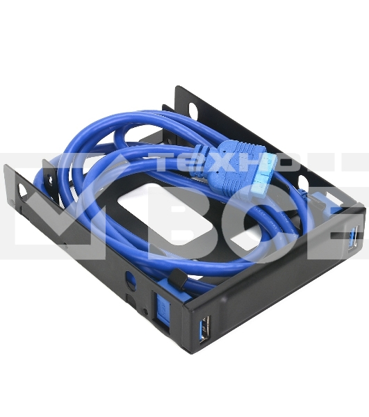 Панель с двумя портами USB 3.0 в слот 3.5 компьютерного корпуса и слот 2*2.5 CMU3-B3
