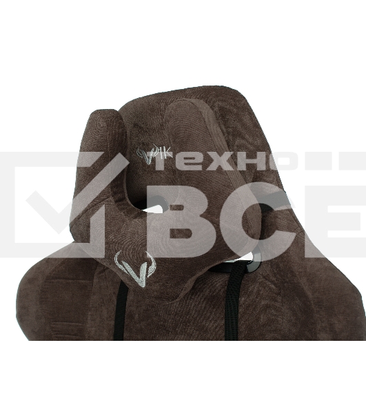 Кресло игровое Бюрократ VIKING KNIGHT LT10 FABRIC коричневый крестовина металл/пластик
