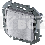 Inspiria Вывод кабеля с зажимом для крепления алюминий, фото 1