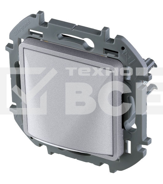 Inspiria Вывод кабеля с зажимом для крепления алюминий