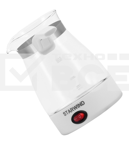Электрическая турка Starwind STG6050 белый, исп. кофе - молотый, 0.6 л, 600 Вт.